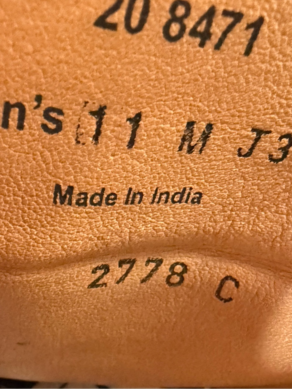 Johnston & Murphy Black Leather Driving Shoes Made in India #2778 Men's size 11 - Picture 9 of 10
